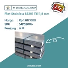 Plat Stainless SS201 Tbl 1.8 mm Panjang 6 m 1