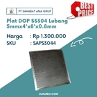 SS304 Stainless Steel DOP Perforated Plate 5mmx4'x8'x0.8mm 1