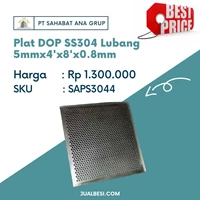 SS304 Stainless Steel DOP Perforated Plate 5mmx4'x8'x0.8mm