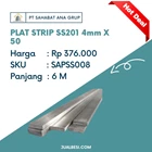 PLAT STRIP STAINLESS SS201 4mm X 50 1