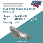 PLAT STRIP STAINLESS SS201 5mm X 25 1