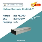 Besi Hollow Galvanis 24 x 24 x 0.9 mm 1