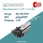 Pipa Galvanis 1-1/4" x 1.4 mm 1