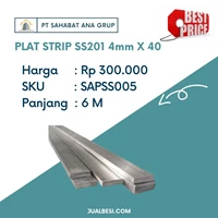 PLAT STRIP Stainless SS201 4mm X 40 
