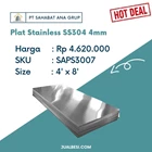 Plat Stainless SS304 4mm x 4' x 8' 1