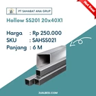 Stainless Steel Hollow SS201 20 x 40 X 1 mm 1