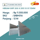 Besi H Beam GRP 200 X 200 X 8 X 12MM 1