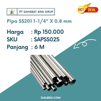  Pipa Stainless SS201 1-1/4
