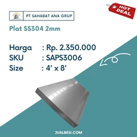 Plat Stainless SS304 2 mm 