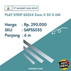 PLAT STRIP SS304 3mm X 30 X 6M 1