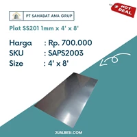 Plat Stainless SS201 1mm x 4' x 8' 
