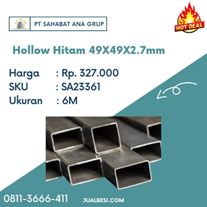 Black Hollow 49 X 29X2.7mm