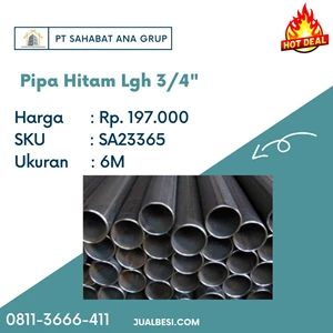 3 / 4" Large Black Pipe
