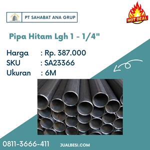 1 -1 /4" Black Pipe