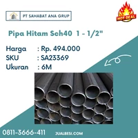 Pipa Hitam sch40  1 - 1/2"