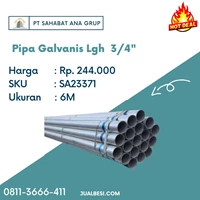 Pipa Galvanis Lgh 3/4 "