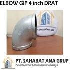Pipa Elbow GIP 4 inch DRAT 1
