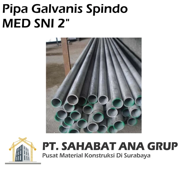 Pipa Galvanis Spindo MED SNI 2 inch