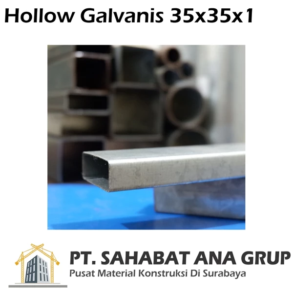 Hollow Galvanis 35x35x1