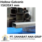 Besi Hollow Galvanis 15X35X1 mm 1