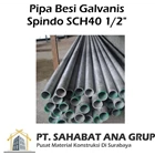 Pipa Galvanis Spindo SCH40 0.5 inch 1