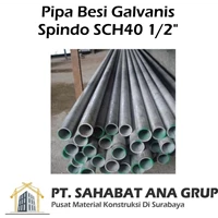 Pipa Galvanis Spindo SCH40 0.5 inch