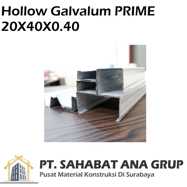 Besi Hollow Galvalum PRIME 20x40x0.40