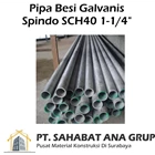Pipa Galvanis Spindo SCH40 1-1/4" 1