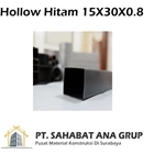 Besi Hollow Hitam 15x30x0.8 1