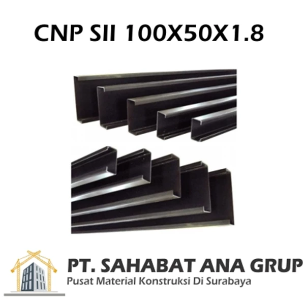 CNP SII Channel Iron 100X50X1.8