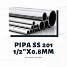 Pipa SS 201 12x0.8mm 1