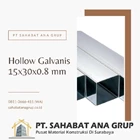 Hollow Galvanis 15x30x0.8 mm 1
