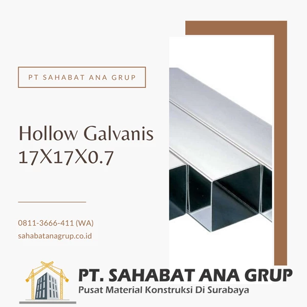 Hollow Galvanis 17X17X0.7