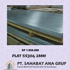 PLAT SS304 2MM 1