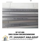 SIKU Stainless Steel 304 30X30X3MMX6M 1