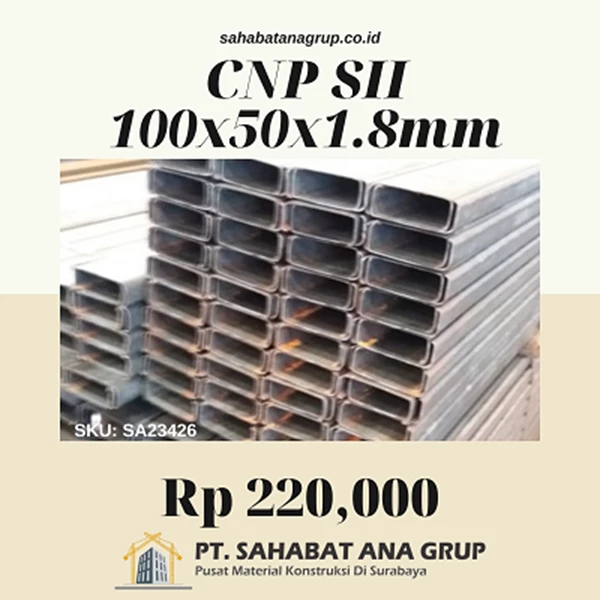 CNP SII Channel Iron 100 X 50 X 1.8mm