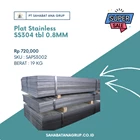 Plat Stainless SS304 tbl 0.8MM 1