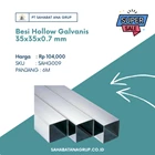 Besi Hollow Galvanis 35x35x0.7 mm 1