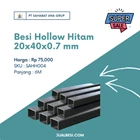 Besi Hollow Hitam 20x40x0.7 mm 1
