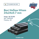 Besi Hollow Hitam 24x24x0.7 mm 2021 1