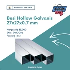 Besi Hollow Galvanis 27x27x0.7 mm 1
