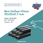 Besi Hollow Hitam 35x35x0.7 mm 1