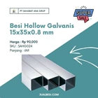 Besi Hollow Galvanis 15x35x0.8 mm 1